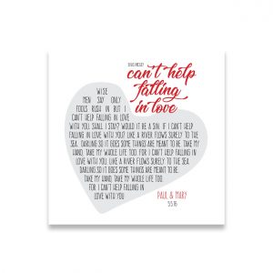 Poster – Can’t Help Falling In Love
