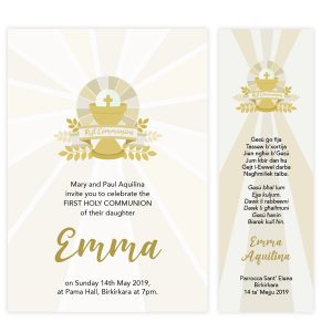 Holy Communion Invitation 1