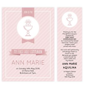 Holy Communion Invitation 7